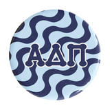 Alpha Delta Pi Groovy Sorority Button