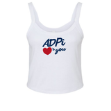 Alpha Delta Pi Love Club Sorority Tank