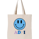 Alpha Delta Pi All Smiles Sorority Tote
