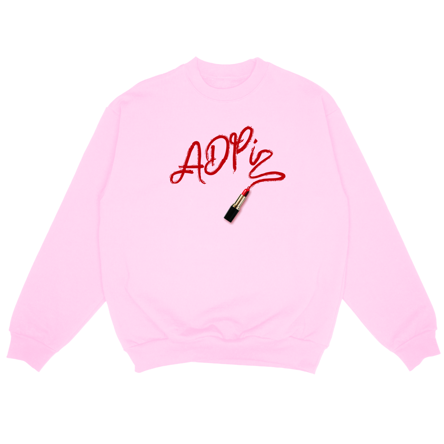 Alpha Delta Pi Flirty Sorority Crewneck Sweatshirt