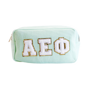 Chenille Sorority Cosmetic Bag