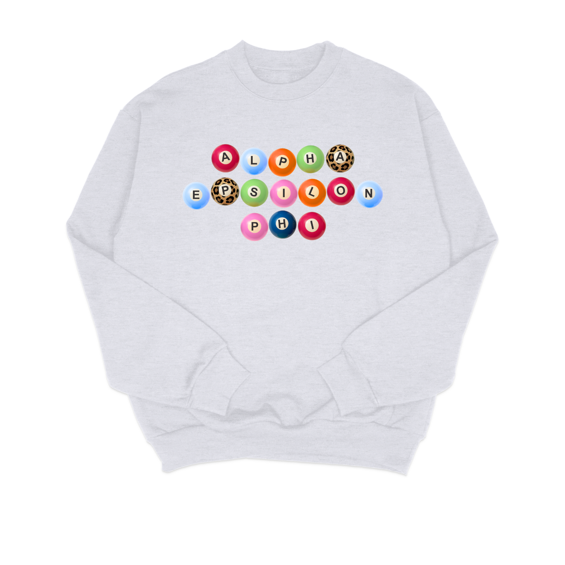 Alpha Epsilon Phi On Cue Sorority Sweatshirt