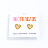 Sorority Heart Earrings