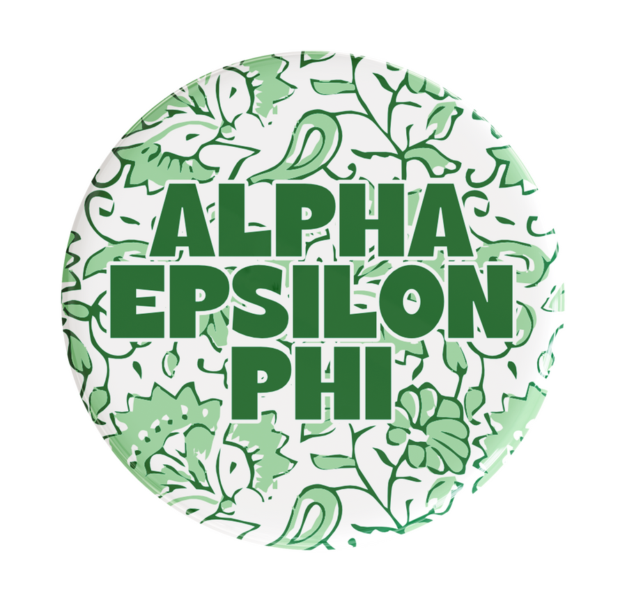 Alpha Epsilon Phi Through The Vines Sorority Button