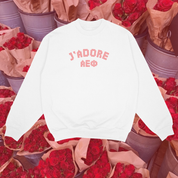 Alpha Epsilon Phi J'Adore Sorority Crewneck Sweatshirt