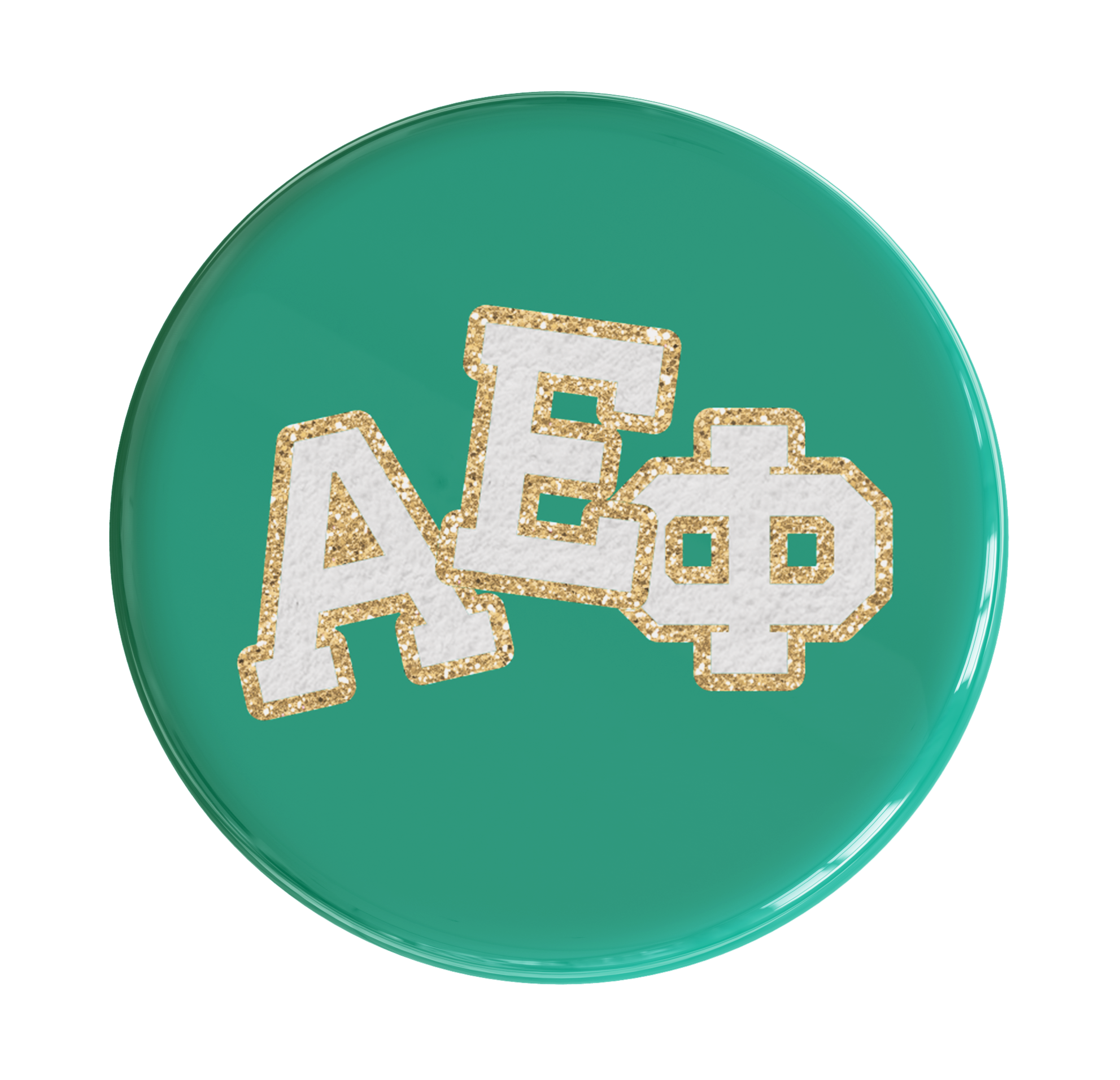 Alpha Epsilon Phi Varsity Letter Sorority Button
