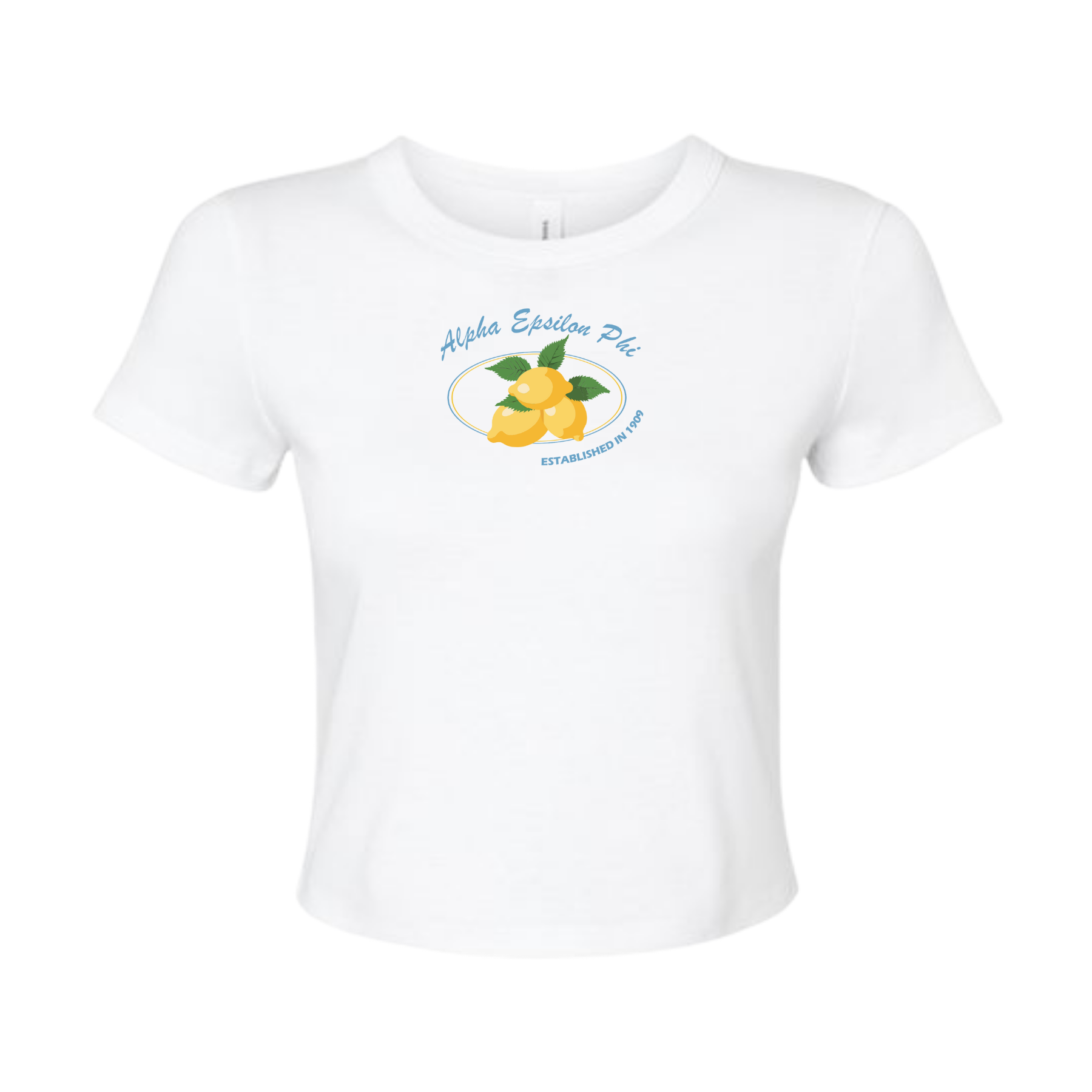 Alpha Epsilon Phi Sorority Main Squeeze Baby Tee