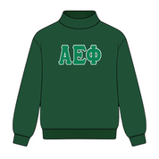 Classic Twill Sorority Embroidered Mock Neck