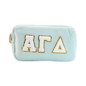 Chenille Sorority Cosmetic Bag
