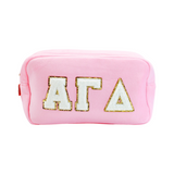 Chenille Sorority Cosmetic Bag