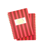 Alpha Gamma Delta Stripe Sorority Notebook