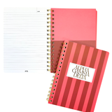 Alpha Gamma Delta Stripe Sorority Notebook