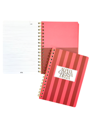 Alpha Gamma Delta Stripe Sorority Notebook