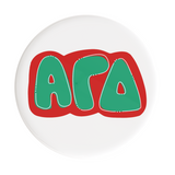 Alpha Gamma Delta Bubbly Sorority Button