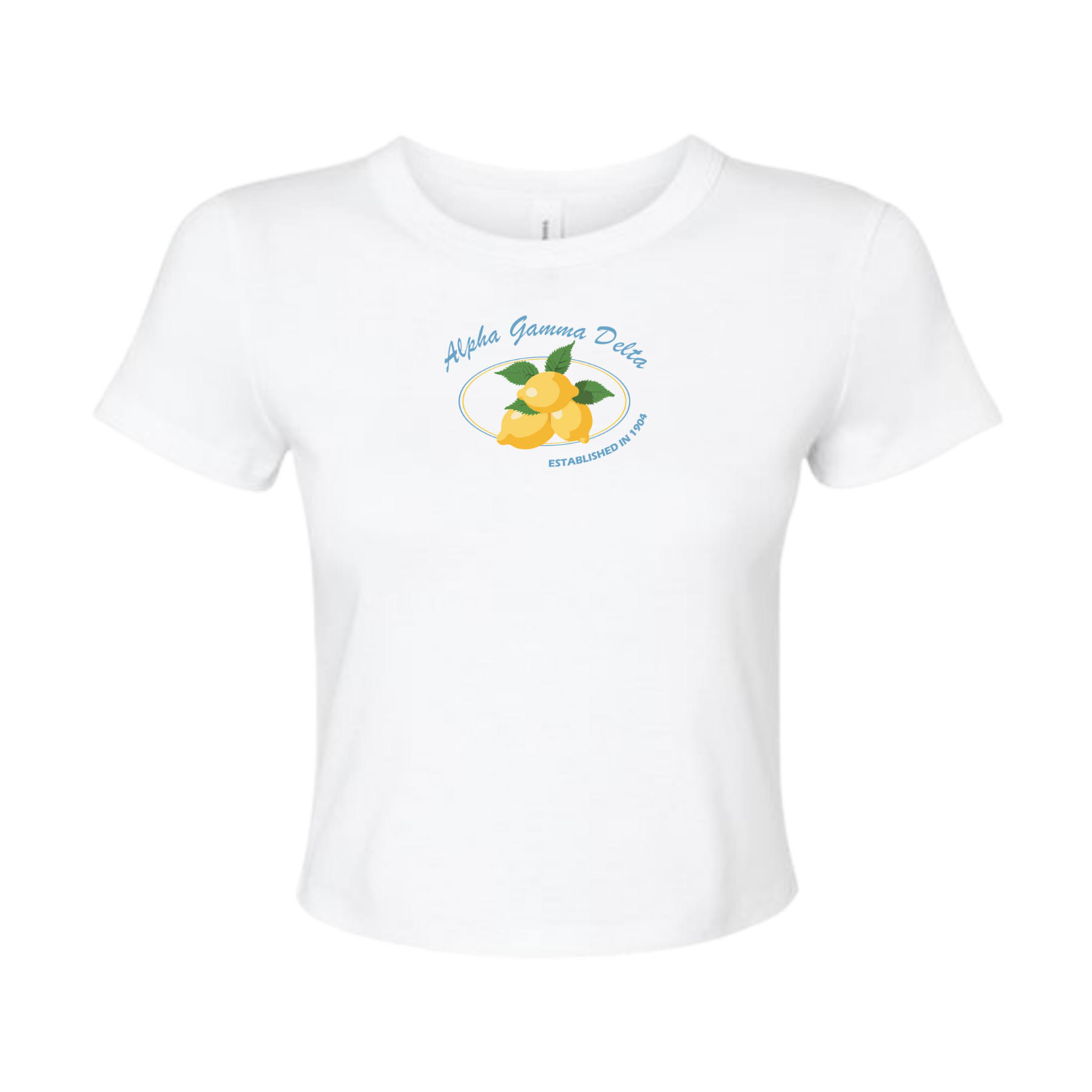 Alpha Gamma Delta Sorority Main Squeeze Baby Tee