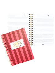 Alpha Gamma Delta Stripe Sorority Notebook