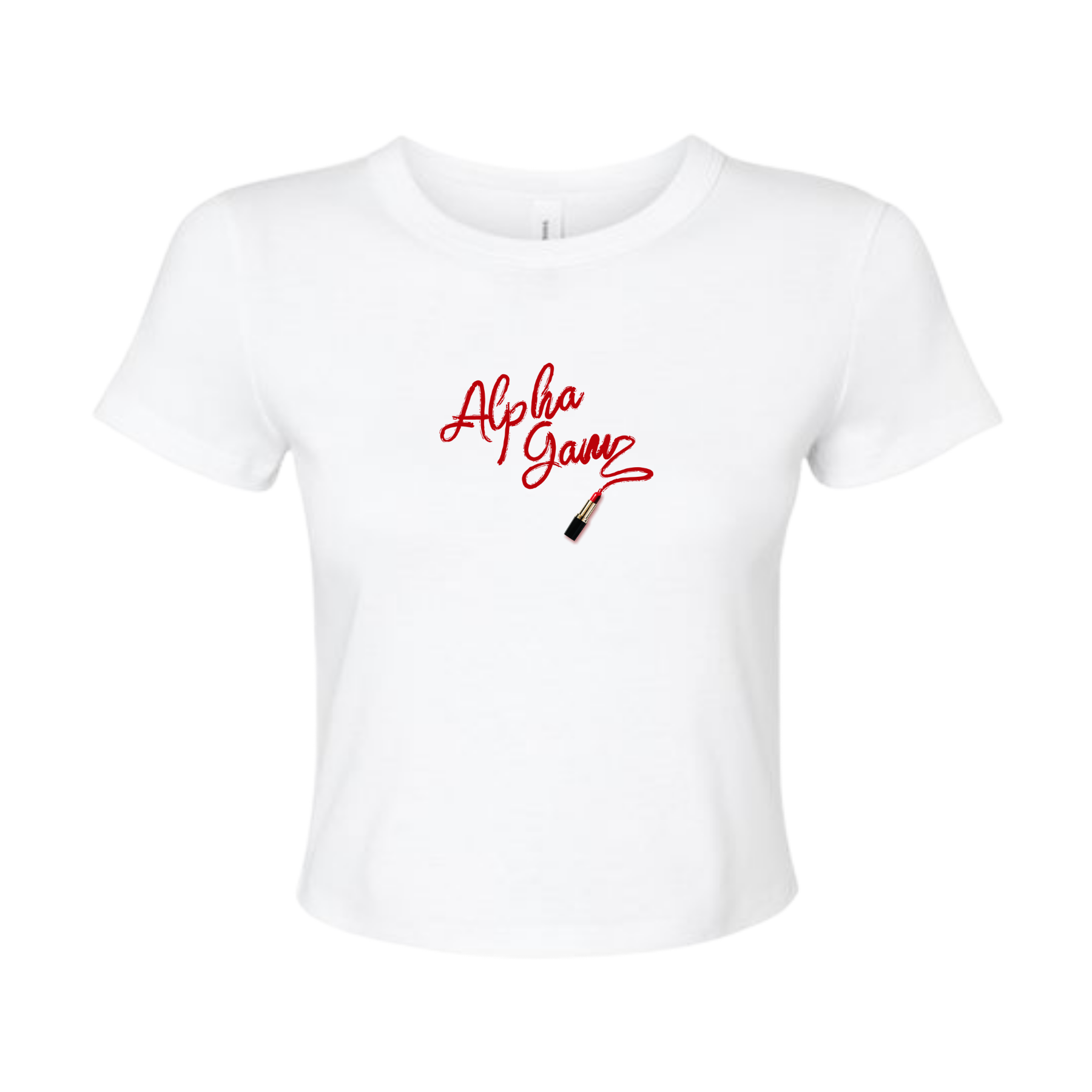 Alpha Gamma Delta Flirty Sorority Baby Tee