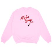 Alpha Gamma Delta Flirty Sorority Crewneck Sweatshirt