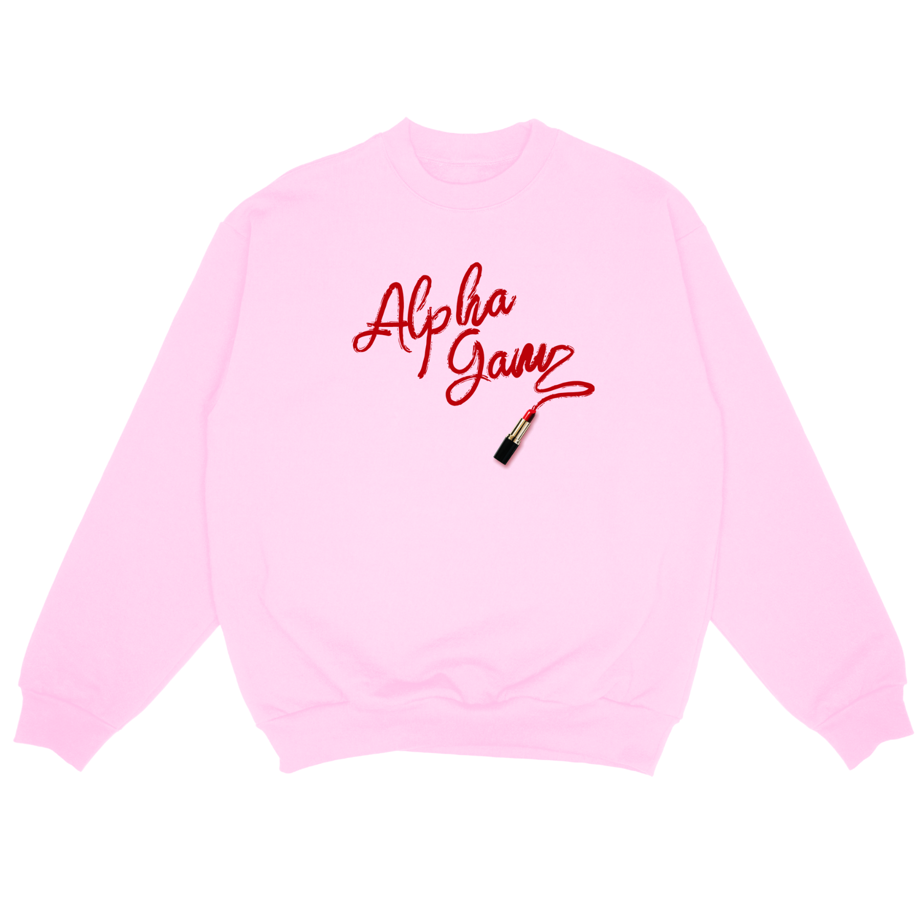 Alpha Gamma Delta Flirty Sorority Crewneck Sweatshirt