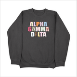 Alpha Gamma Delta Scrapbook Sorority Sweatshirt