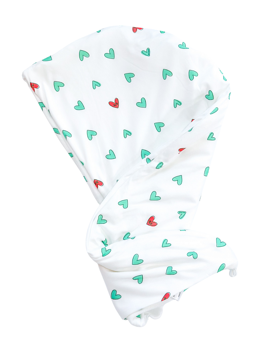 Alpha Gamma Delta Love Letters Sorority Towel Hair Wrap