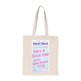 Alpha Gamma Delta Guest Check Sorority Tote
