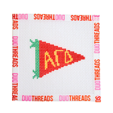Sorority Pennant Needlepoint Canvas