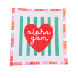 Sorority Heart Needlepoint Canvas