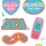 Sorority Y2K Sticker Sheet