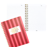 Stripe Sorority Notebook