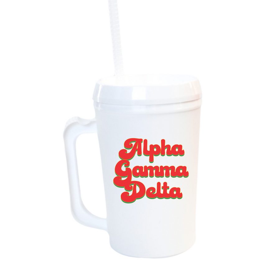 Alpha Gamma Delta Legacy Mega Mug