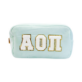 Chenille Sorority Cosmetic Bag