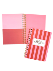 Alpha Omicron Pi Stripe Sorority Notebook