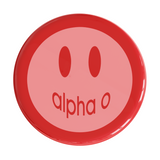 Alpha Omicron Pi Smile Sorority Button
