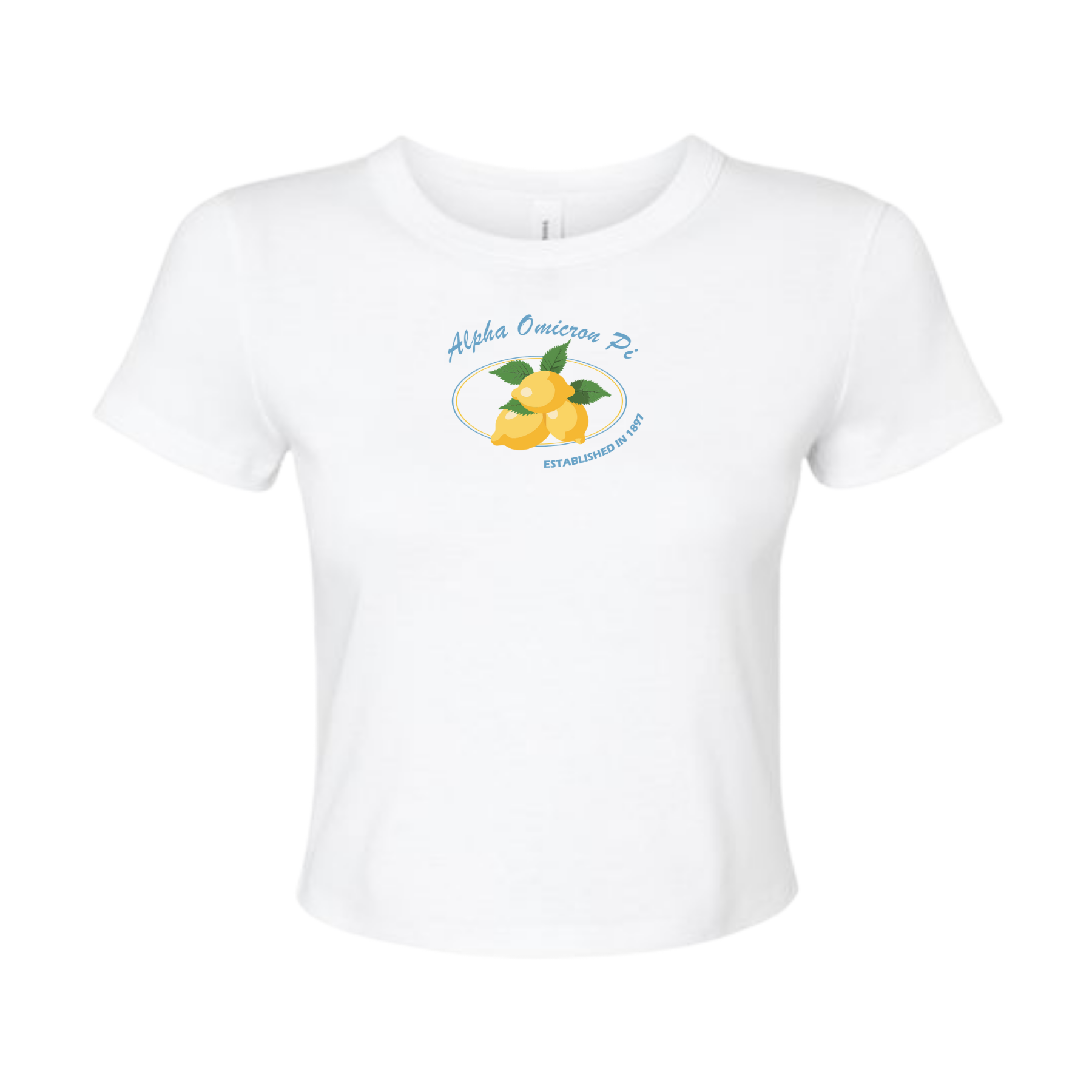 Alpha Omicron Pi Sorority Main Squeeze Baby Tee