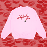 Alpha Omicron Pi Flirty Sorority Crewneck Sweatshirt