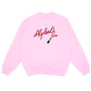 Alpha Omicron Pi Flirty Sorority Crewneck Sweatshirt