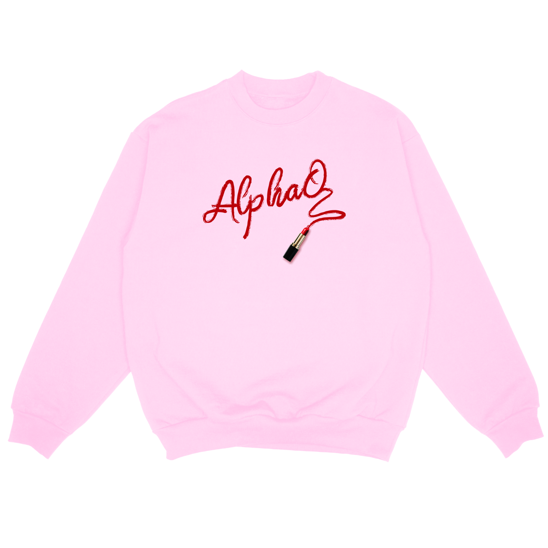 Alpha Omicron Pi Flirty Sorority Crewneck Sweatshirt