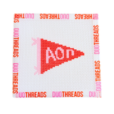 Sorority Pennant Needlepoint Canvas