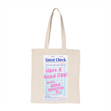 Alpha Omicron Pi Guest Check Sorority Tote