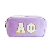 Chenille Sorority Cosmetic Bag