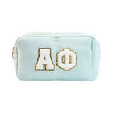 Chenille Sorority Cosmetic Bag