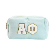Chenille Sorority Cosmetic Bag