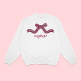 Alpha Phi Coquette Crewneck