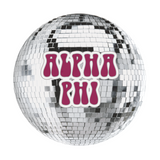 Alpha Phi Disco Sorority Button