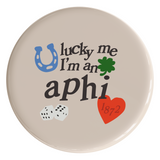 Alpha Phi Lucky Sorority Button