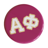 Alpha Phi Varsity Letter Sorority Button