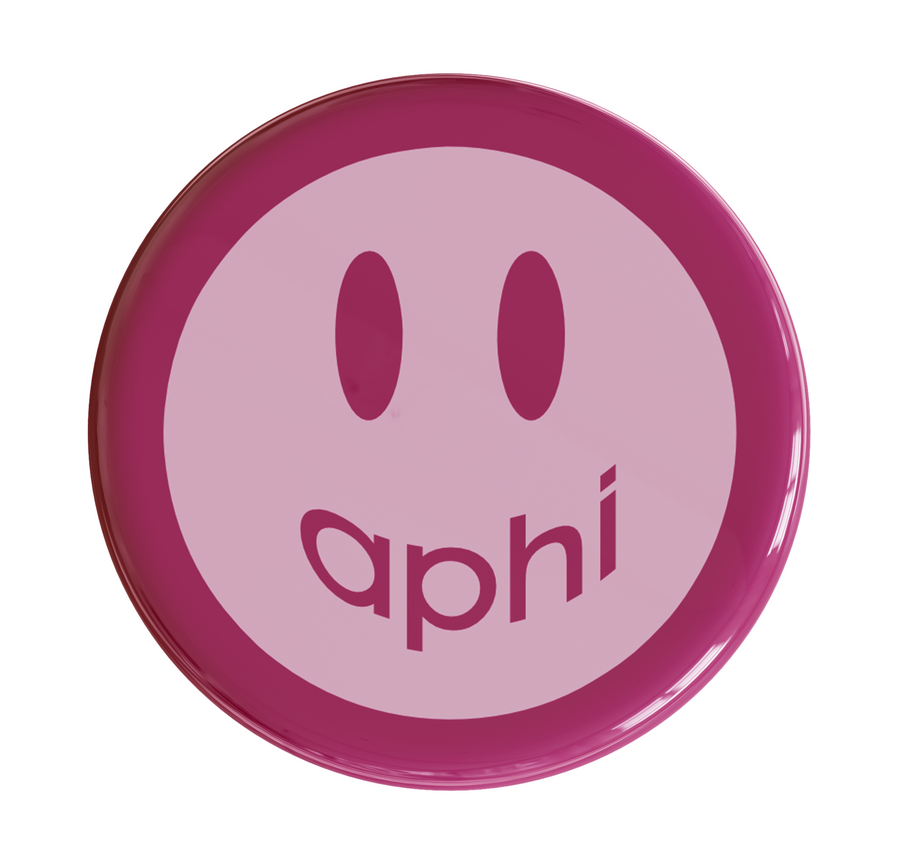 Alpha Phi Smile Sorority Button