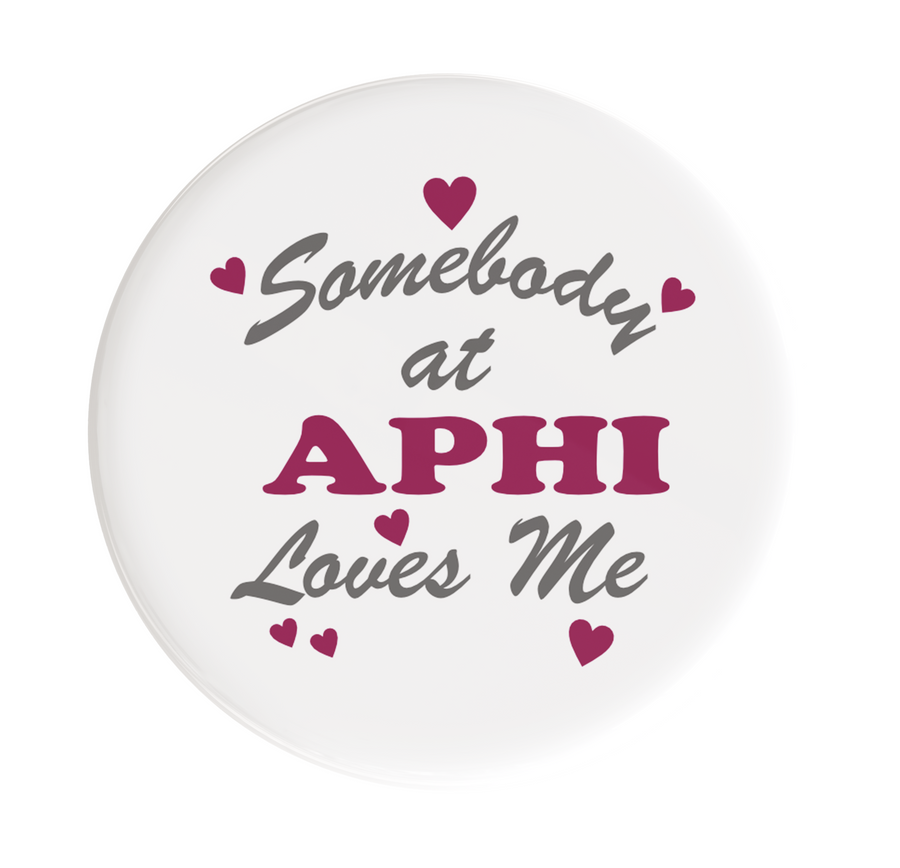 Alpha Phi Love Me Sorority Button