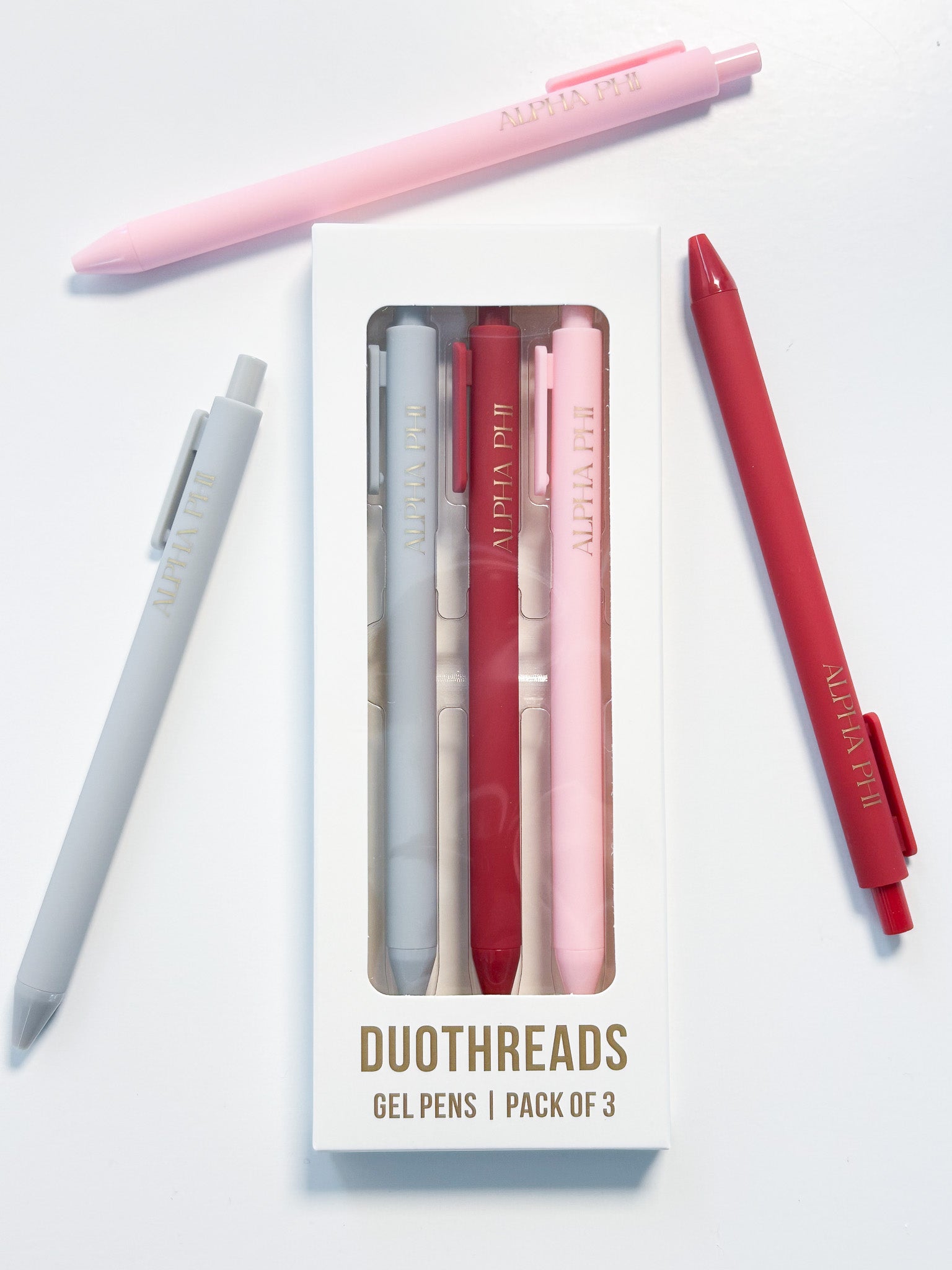 Alpha Phi Lettered Luxe Sorority Pens